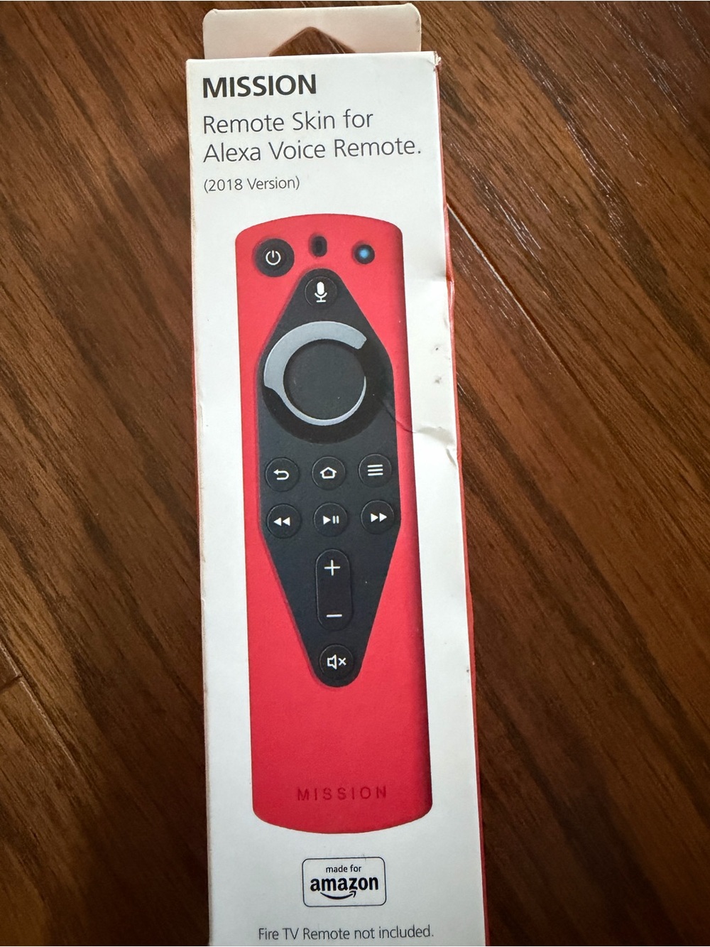 MISSION Red Remote Skin for Alexa Voice Remote (2018)